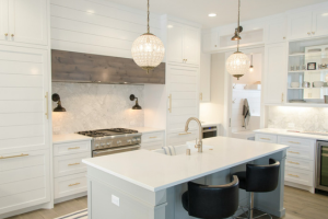 A beautiful modern kitchen.